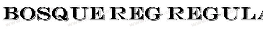 Bosque Reg Regular字体转换